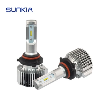 

2x SUNKIA V1 Car LED Headlight Car Styling 36w 4000LM 9006 HB4 11-30V DC Pure White 6000k Waterproof Auto LED Headlamp
