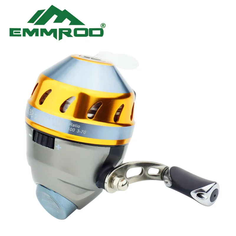Emmrod Fishing Combo Casting Pole Spinning Rod & spincast reel Stainless Portable Casting Fishing P