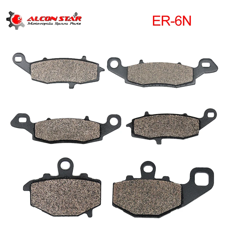 Alconstar набор тормозных колодок для мотоцикла полу металл Kawasaki ER 6N 2007 2008 2009 2010 2011 2012