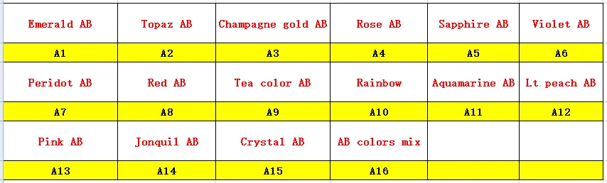 Waterdrop Gold claw AB colors
