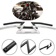 22 мм черный ретро модифицированный Drag Z Руль Передняя ручка для Harley Sportster Cruises Cruiser уличный велосипед мотоцикл