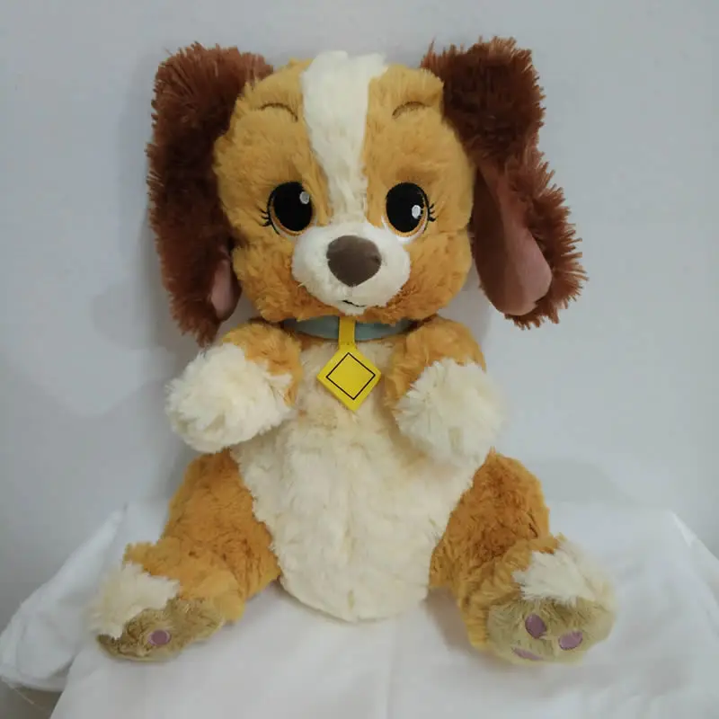 

Sitting 25cm Lady and the Tramp Plush Toys Lady Dog Stuffed Animals Kids Soft Doll for Children birthday Gifts