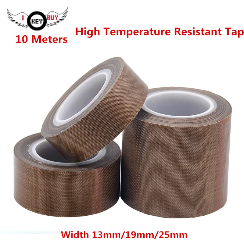 

10 Meters Heat Resistant Tape Insulated High Temperature Cloth Vacuum Sealing Machine Teflon Tapes