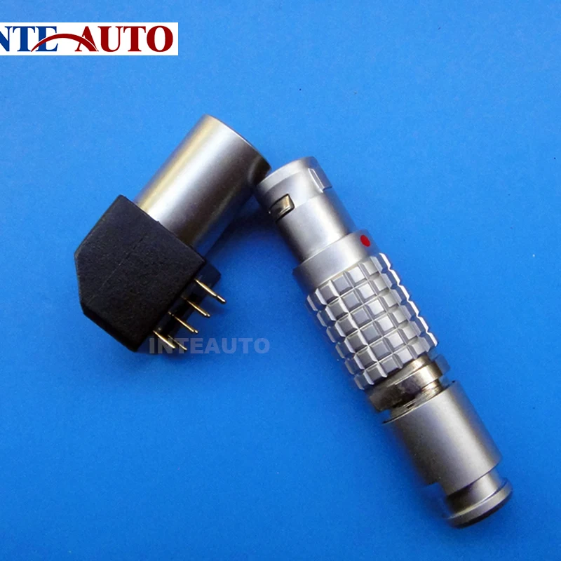 

Lemo Elbow receptacle,6 pins plug,metal push pull circular connector,cross lemo connector FGG.1B.306 EPG.1B.306