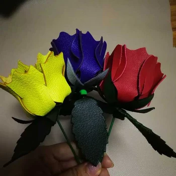 Online DIY Leather Craft Flower Set Die Cutting Knife Mold Hand Machine Punch Tool 7pcs/set