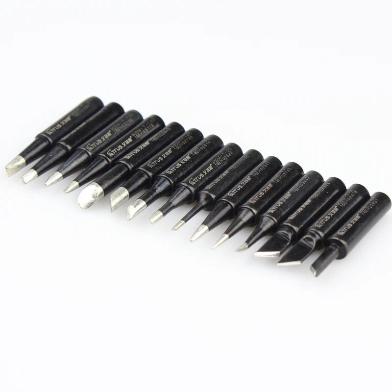 

15PCS/Lot BLACK Lead-Free Soldering Solder Iron Tips 900M-T-K for Hakko 936 fx888/888D SAIKE 909D/852 CXG 936d FreeShipping