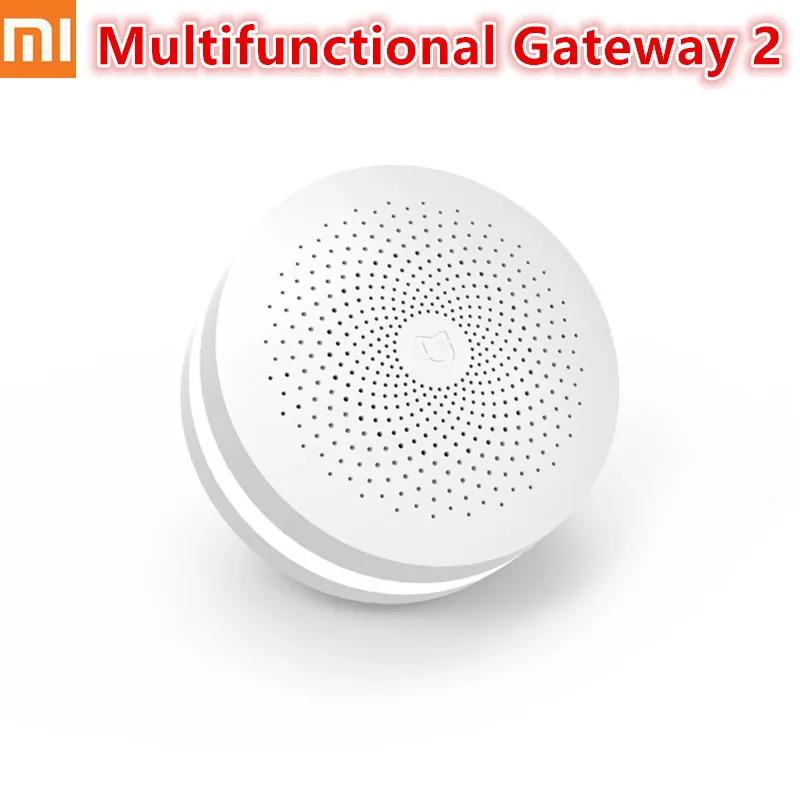 

Upgrade Xiaomi Mijia Smart Home Multifunctional Gateway 2 Intelligent Online Radio Night Light Bell Alarm System New Version