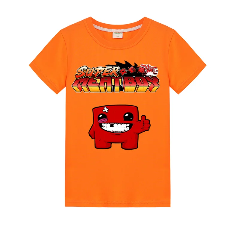 

New Cartoon Roblox Print Baby Boy Minecraft T Shirt for Summer Infant Kids Boys Girls T-Shirts summer Clothes 100% Cotton Tops