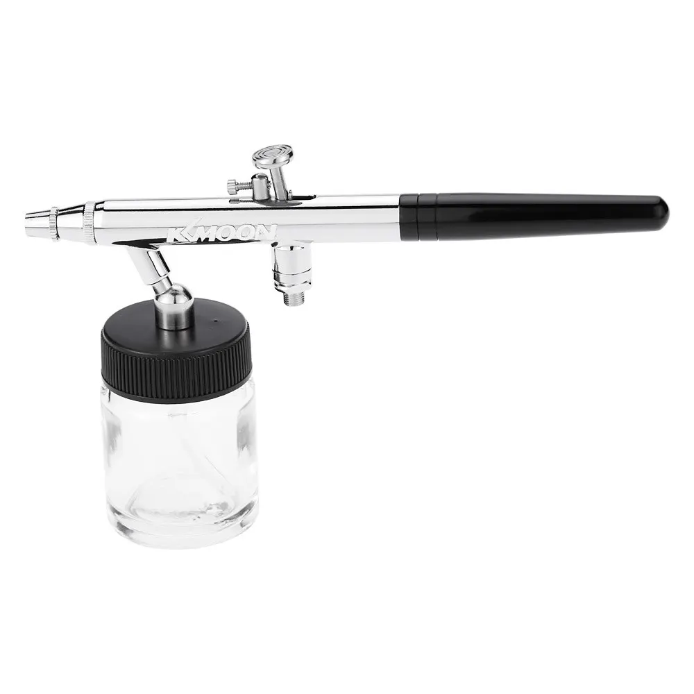 

Siphon Feed Dual Action Airbrush 0.35mm Air brush Kit Spray Gun aerografo for Makeup Cake Art Painting Tattoo Manicure