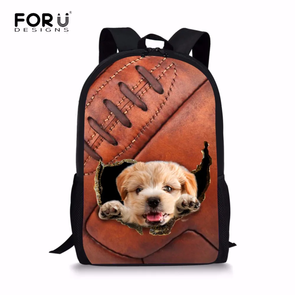 Buy FORUDESIGNS Animal Women Backpack Funny 3D Dog Cat