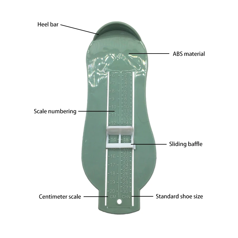 Baby Kid Shoes Size Measuring Ruler Tool Child Infant Foot Measure Gauge Shoe Toddler Infant Shoes Fittings Gauge foot measure