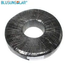 10 meter/Roll Hohe Leistung 4mm2 Solar Kabel Rot Oder Schwarz Pv Kabel Draht Kupfer Leiter VPE Jacke TÜV certifiction Solar
