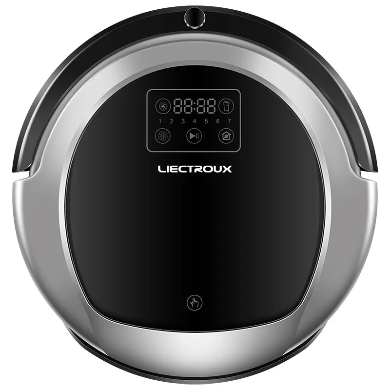 

Used Robot Vacuum Cleaner Vacuum Cleaner Robot LIECTROUX B6009 with Map Navigation Smart Memory 3D Filter Central Brush Wet Mop