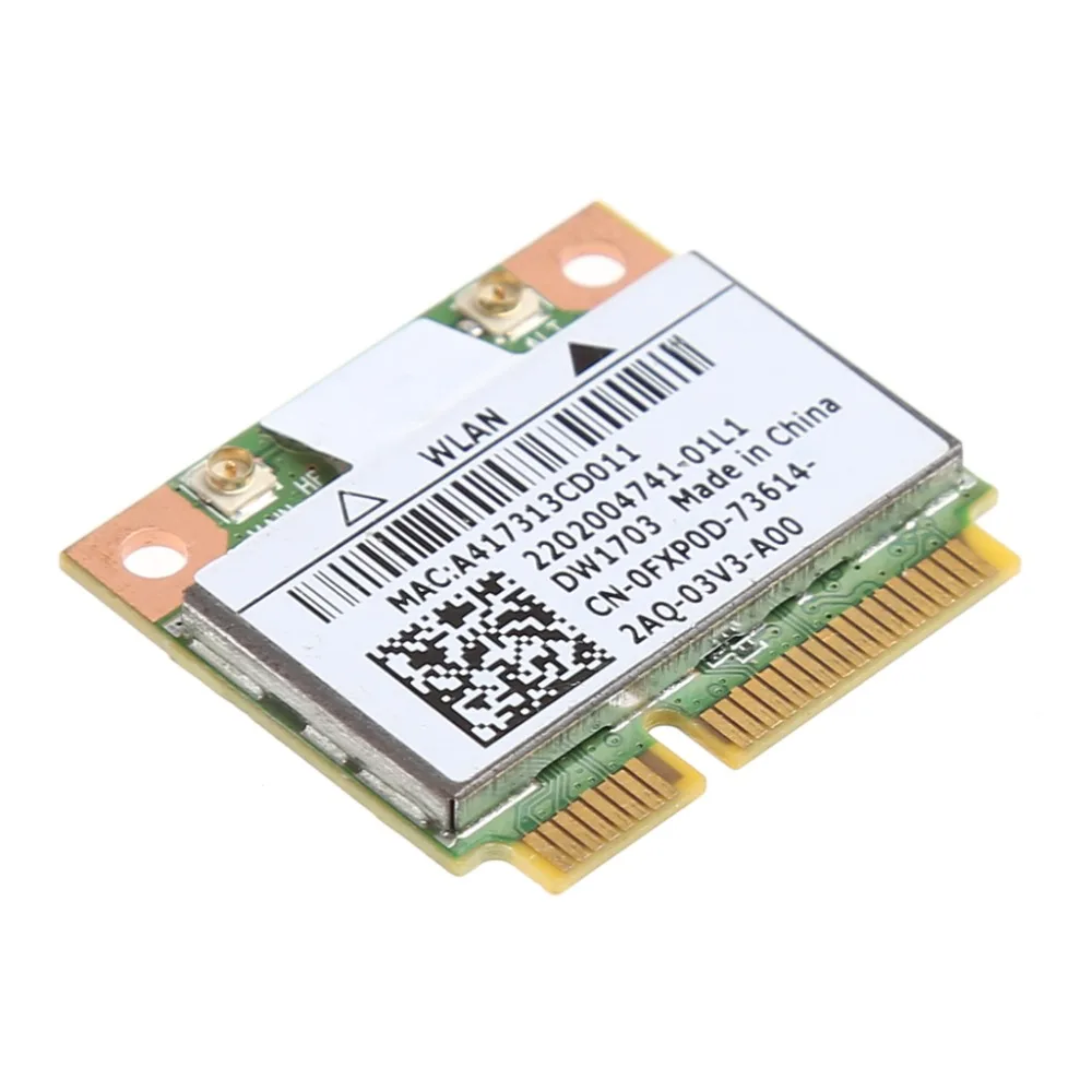 Новинка Bluetooth V4.0 Wifi Беспроводная мини PCI-Express карта для Atheros AR5B225 для DELL DW1703 CN-0FXP0D