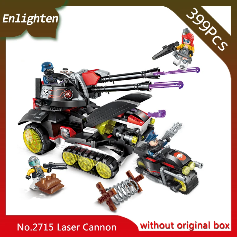 

Enlighten 2715 399pcs High-Tech Era Laser Cannon Building Block Technic Bricks Compatible with Legoings