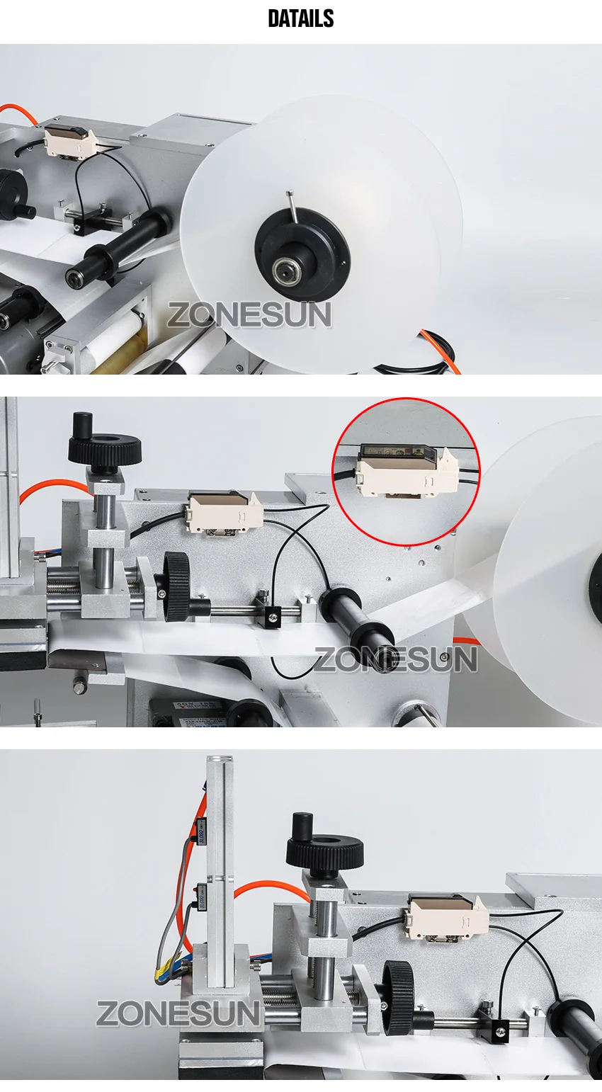 ZONESUN LT-60 полуавтоматическая пневматическая плоская Этикетировочная машина для маркировки лекарственных бутылок