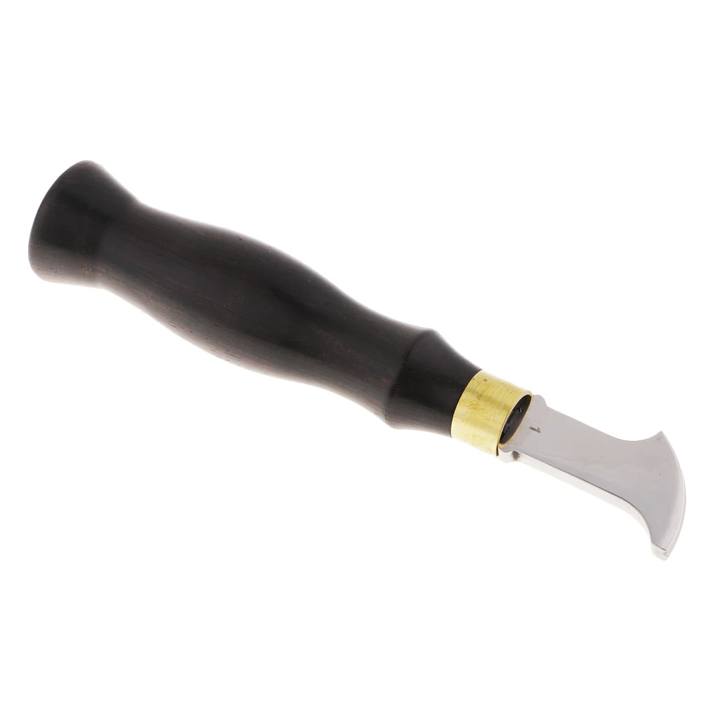 DIY Leather Craft Edge Creaser Stainless Steel Ebony Edge Marking Decorate Tool
