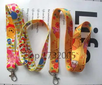 

New 30 pcs cartoon Pig bear Cello Phone Key Chain Neck Strap Keys Lanyards gift X-10