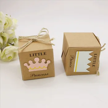 

Kraft Box Packaging Birthday Party Candy Gift Boxes Kraft Dragee Box Birthday Party accessories