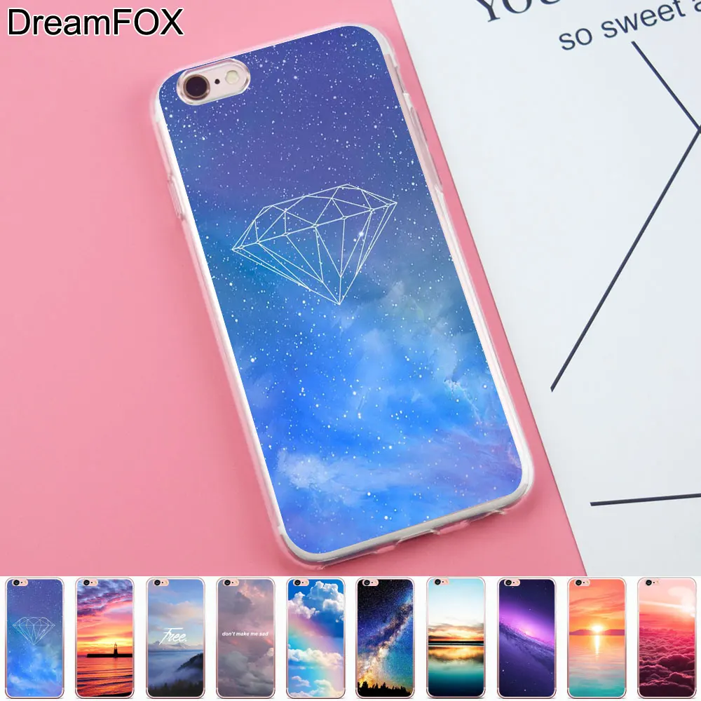 DREAMFOX K196 Sky Soft TPU Silicone Case Cover For Apple iPhone 11 Pro X XR XS Max 8 7 6 6S Plus 5 5S SE 5C 4 4S |
