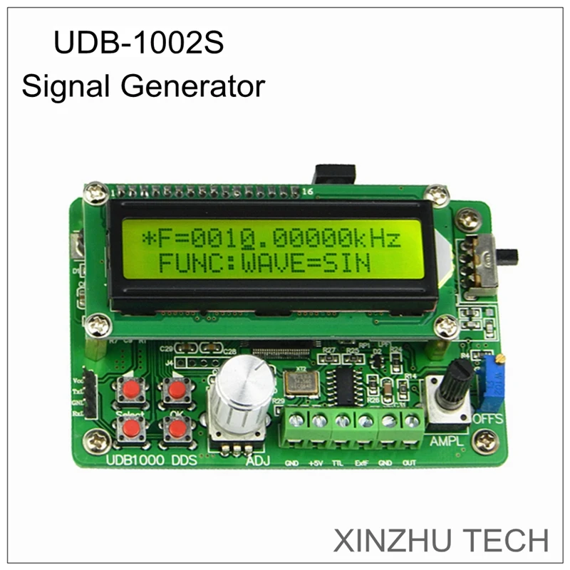 JUNTEK UDB1002S DDS функция генератор сигналов частотомер развертки счетчик