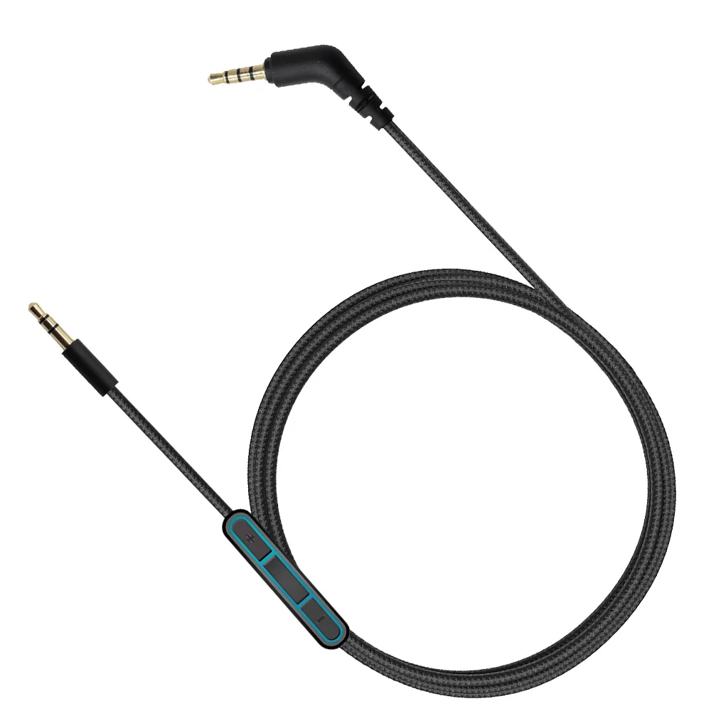 POYATU Aux Cable For Meizu HD50 Headphone Cable For Cowin E7 Male Audio Cable With Microphone Remote For IPhone Samsung Andriod  (2)