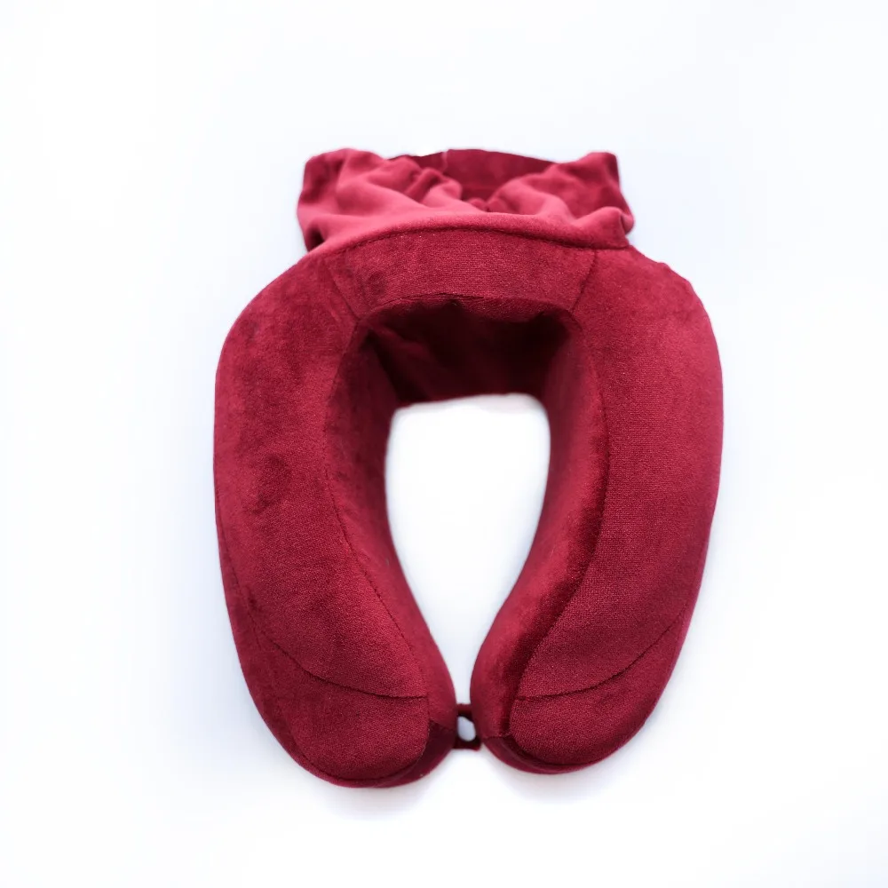 

LINK SUCCESS U-Shaped Memory Foam Travel Pillow Neck Support Headrest Cushion 4 Colors Rest Flight Pillow for Travel Tool