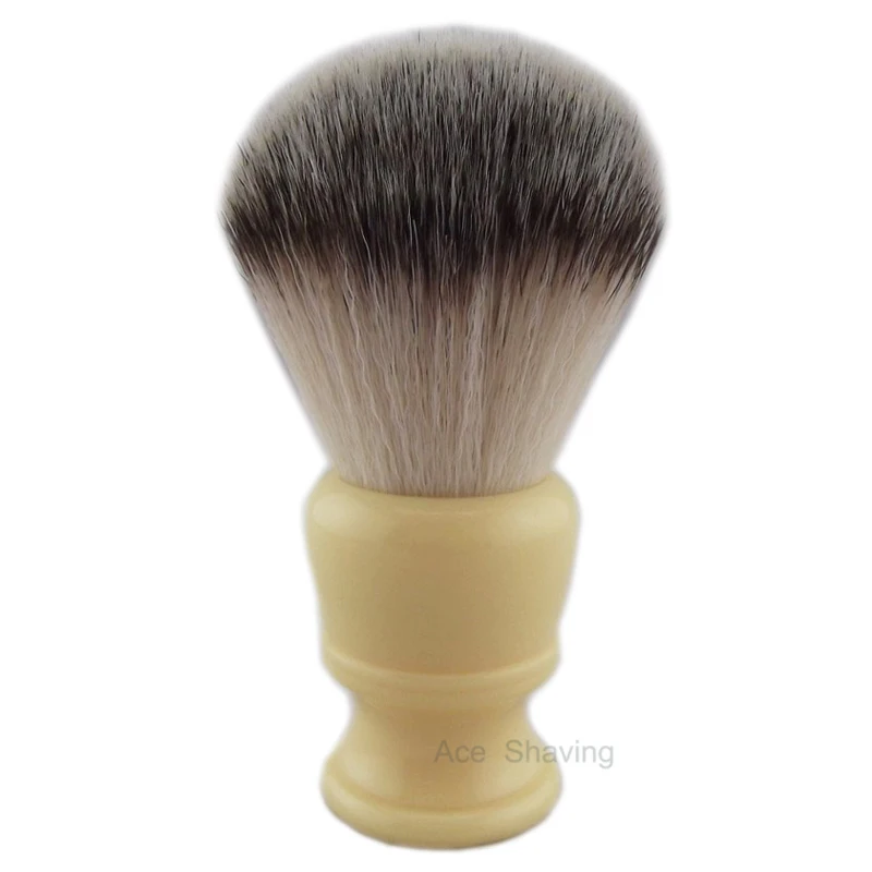 Synthetic Shaving Brushes Nylon Hair Knot Resin Handle Mens Accessories