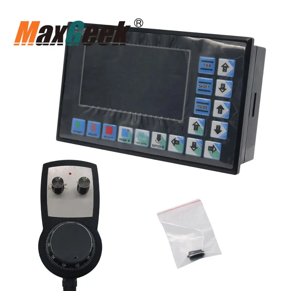 Maxgeek CNC 4 осевой контроллер движения 500 кГц Драйвер шагового двигателя DDCSV1.1 +