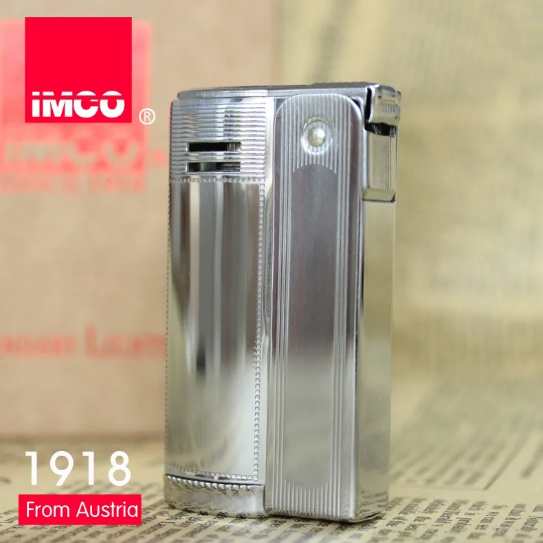 Винтажная бензиновая зажигалка IMCO австрия 6800 с чехлом для сигарет (зажигалка без