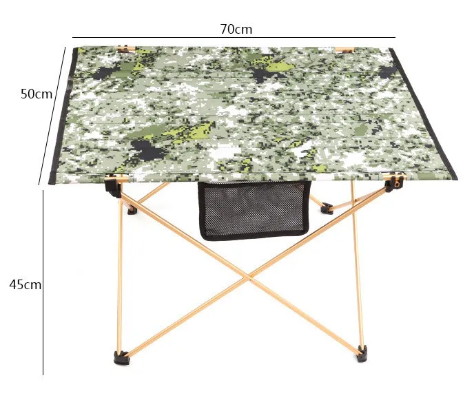 VILEAD 4 color Camo Ultralight Folding Camping Table Portable Waterproof Picnic Beach Outdoor Self-