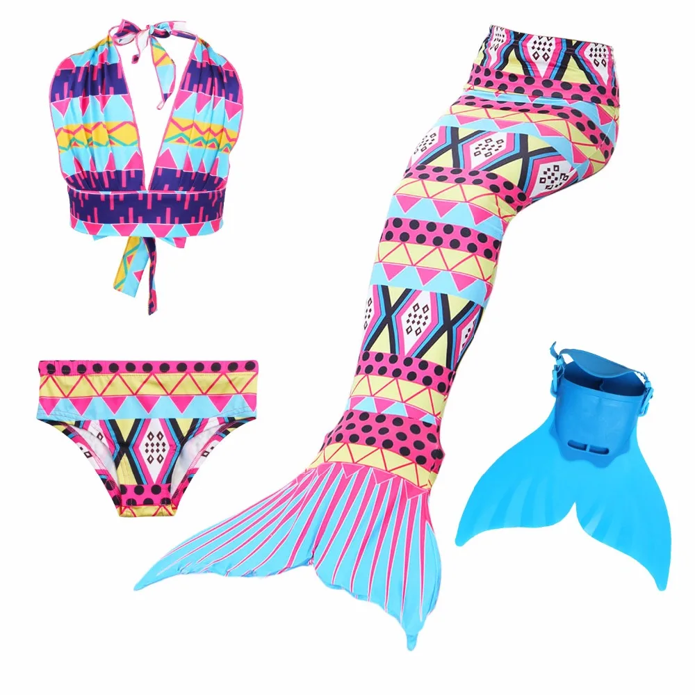 

Girls Swimming Suit Costume Mermaid Tails For Swimming Costume Children Bikini Set Mermaid Tails Kid's Swimwear Cosplay