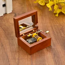 Музыкальные шкатулки ручной работы, креативные деревянные украшения для дома, музыкальная шкатулка, подарок на день рождения, музыкальные шкатулки с несколькими песнями