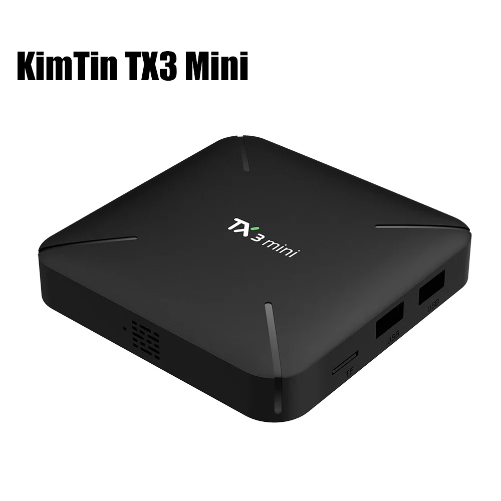 TX3 Mini Smart Android 7.1 TV Box S905W 2GB RAM DDR3+ 16GB ROM eMMC 4K Support WiFi 2.4GHz Miracast Airplay DLNA Media Player