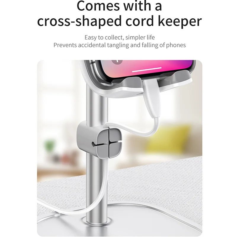 Online Baseus Mobile Phone Stand Holder for iPhone iPad Air Smartphone Metal Desk Desktop Phone Mount Holder for Xiaomi Huawei Tablet