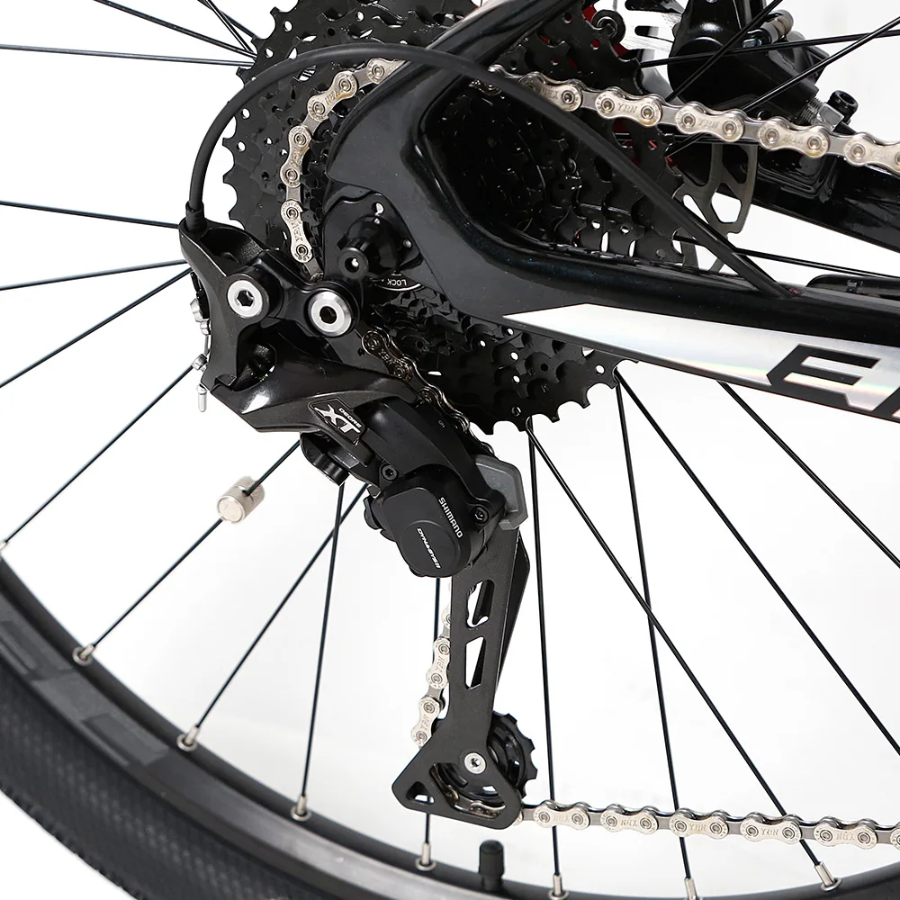 27.5inch carbon fiber Mountain electric bicycle disc brake 27.5*2.1 tires 11 speed electric bicycle E-Bike Power-Assisted