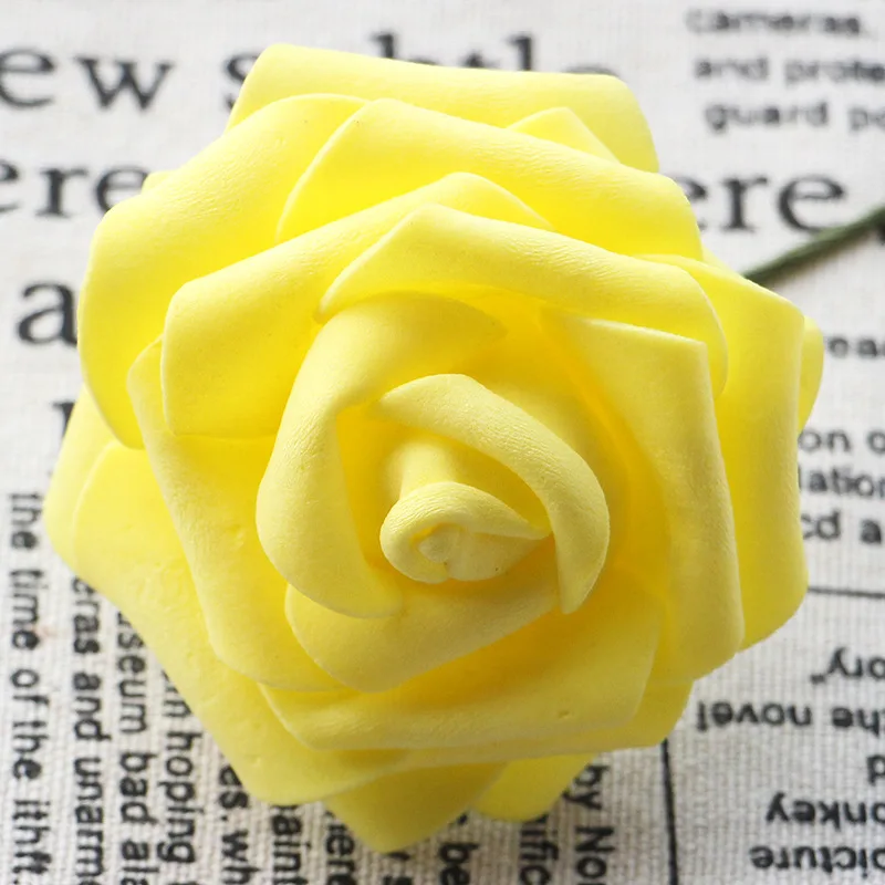  Artificial Flowers Ivory Roses 25pcs Real Looking Fake Roses DIY Wedding Arrangements Party Baby Shower Party Home Decorations (19)