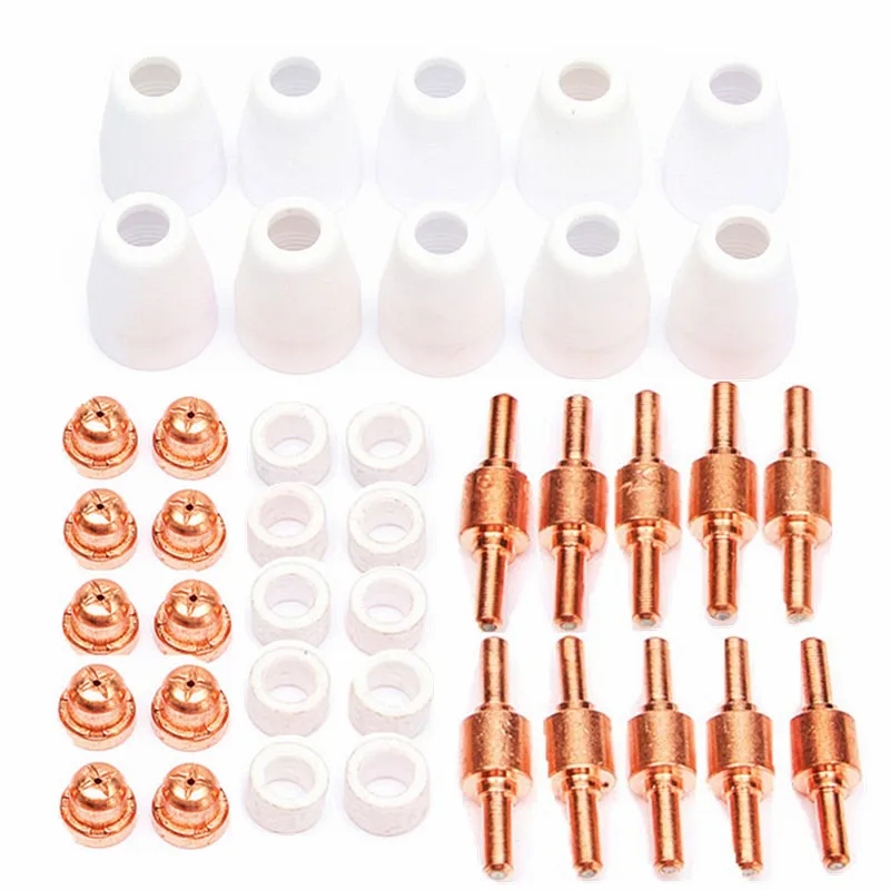 10pcs LG-40 PT-31 Air Plasma Cutter Cutting Consumables Ceramic Shield Cup 18204