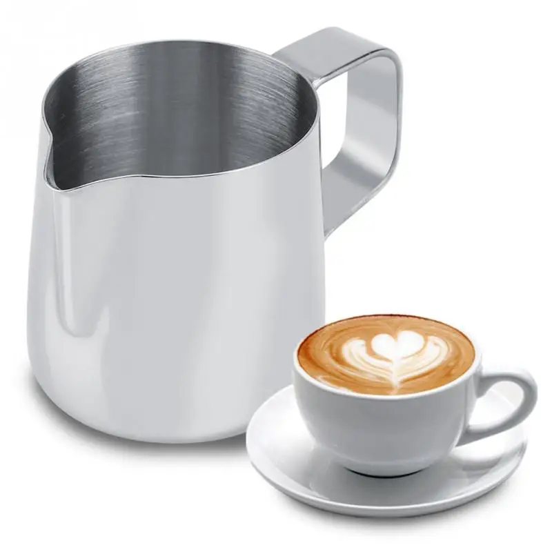 New Style Stainless Steel Milk Frothing Jug Espresso Coffee Mug Barista