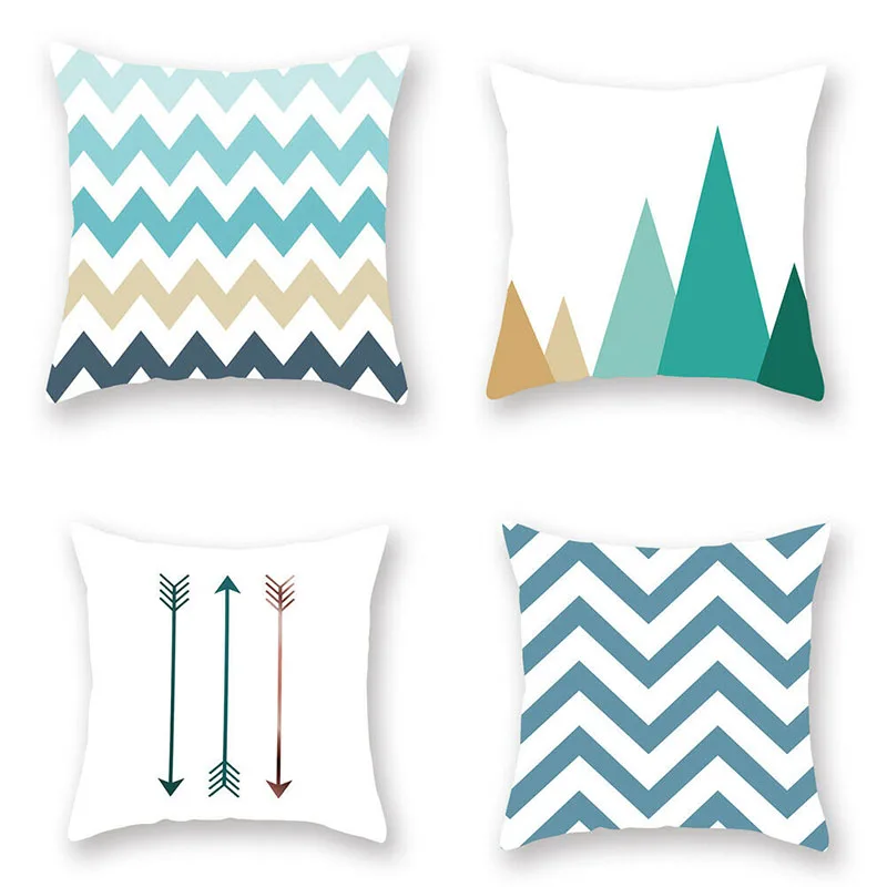 

1pc Geometric Cushion Cover Sofa Pillow Case Home Decor Novelty Living Room Bedroom Car Seat Decoration Fashion New