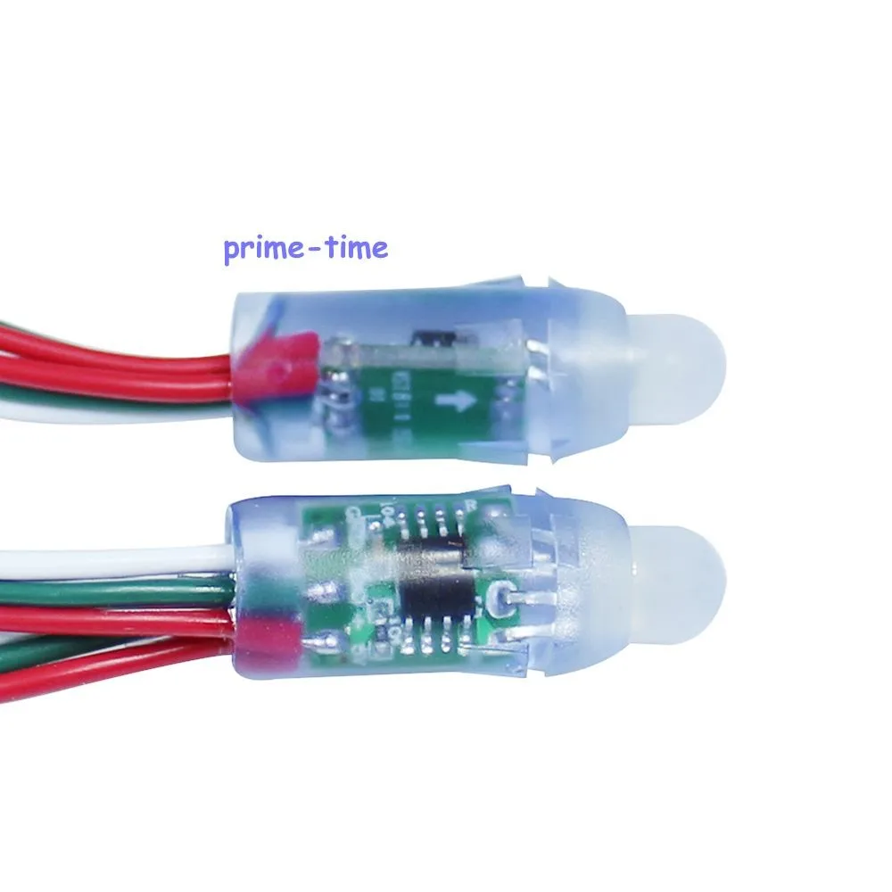 12 мм WS2811 полный Цвет Pixel модуль DC5V IP68 Водонепроницаемый точечные светильники для рекламы 50 шт./лот Бесплатная доставка