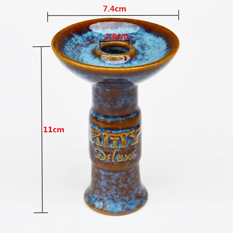 1pcHookahCeramicBowlBigFunnelTobaccoShishaHookahBowlfor