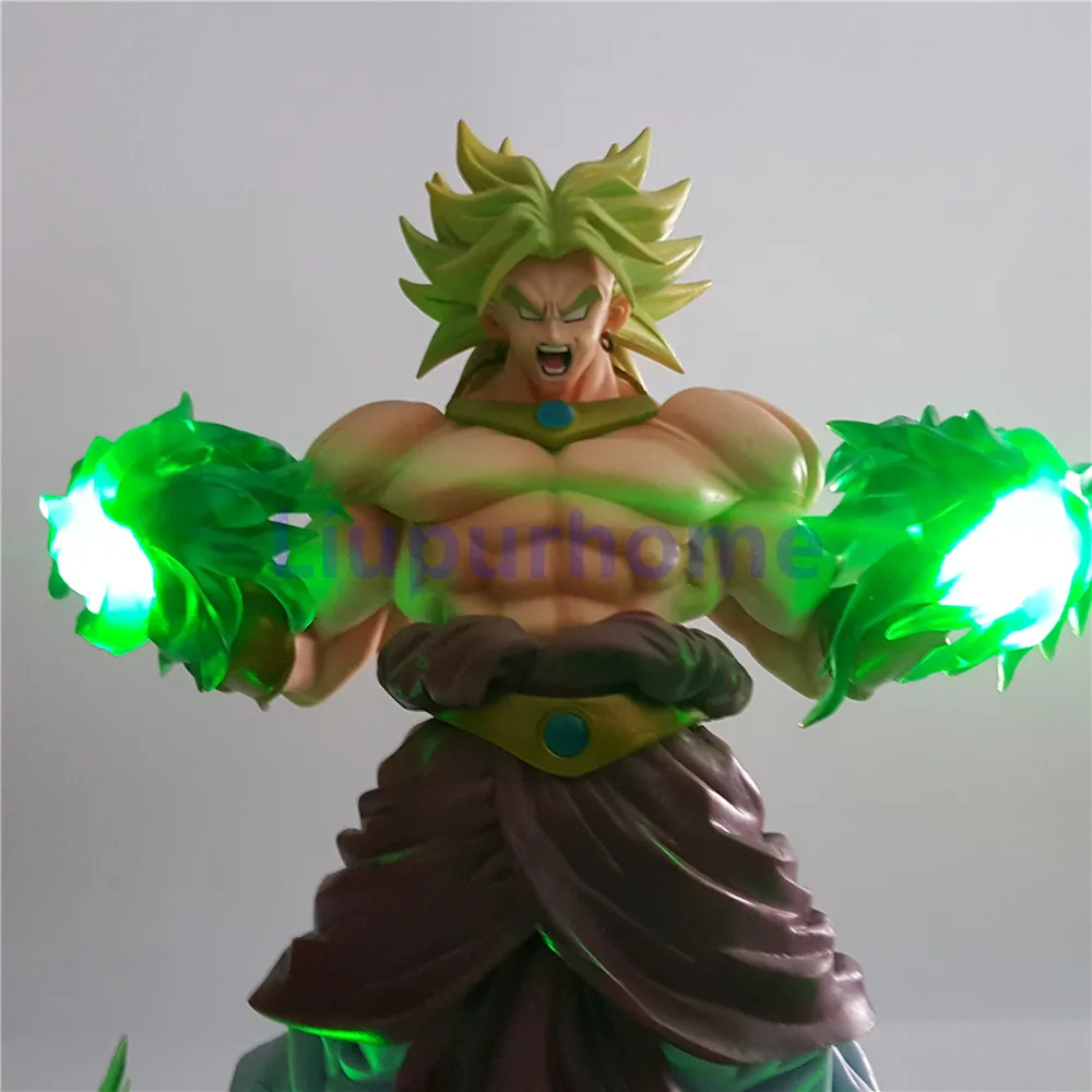 Broly светодиодный светильник фигурки супер сайян Жемчуг дракона Зеленый Декор