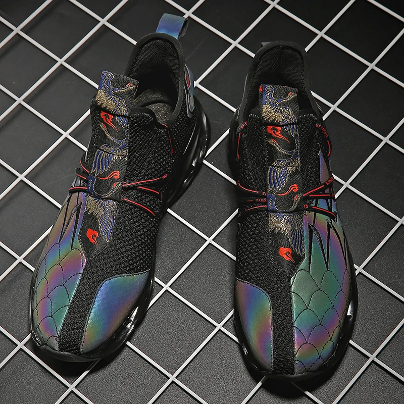 Cena Gorący nowy projekt kameleon All Star sportowe buty do biegania mężczyźni oddychające buty z siatką młodzież wygodna modna obuwie chłopięce trampki trekkingowe