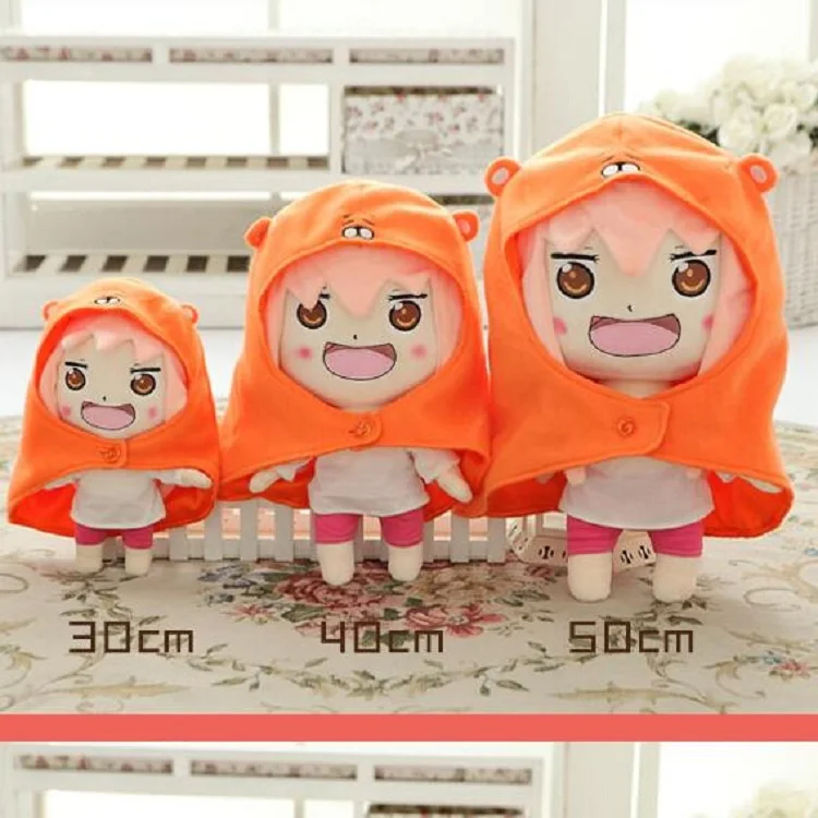 Аниме Himouto Умару Чан плюшевая игрушка зеленая фигурка косплей кукла 30 50 см для