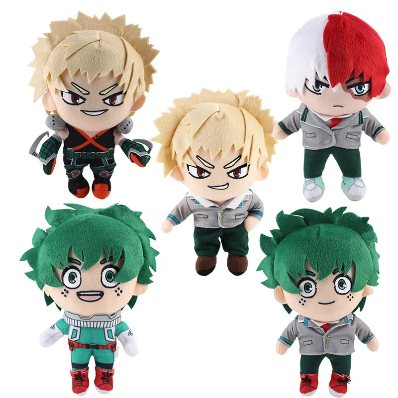 20 см горячая Распродажа аниме My Hero academic Midoriya Lzuku bakugou katsuki Todoroki Shoto мягкая плюшевая