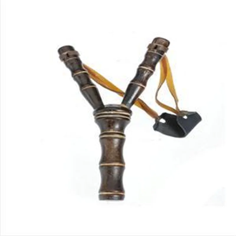 Bamboo Sling Shot детские игрушки деревянные рогатки катапульта типа лука охота мальчики игрушки