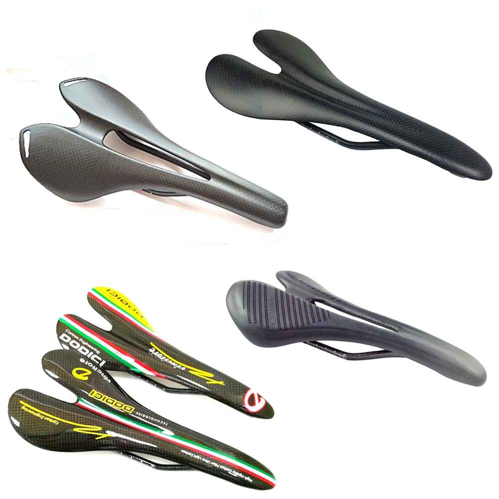 

Carbon Saddles Super Light Weight Bicycle Seats Decals Color Top Quality Cushion bicycle accessories