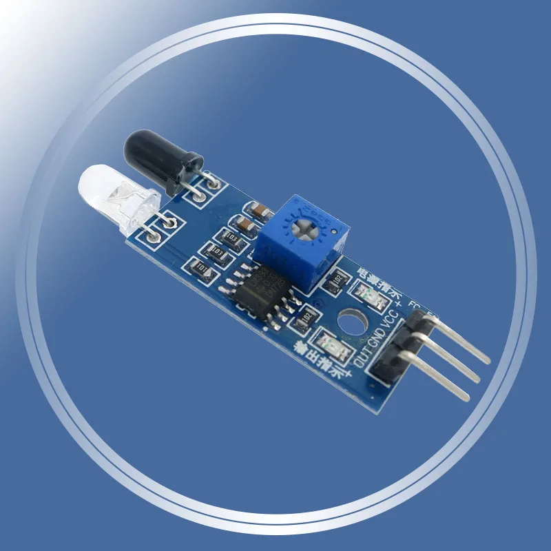 Инфракрасный модуль датчика обхода препятствий для Arduino Smart Car Robot 3