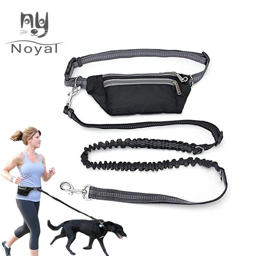 Dogs Leash Waist Pocket Waterproof Hands Free Multi Function Dog Belt